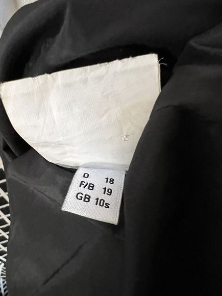 Madeleine Square Print Mini Skirt Monochromatic Black White - UK Size 10 Petite - Picture 5 of 5